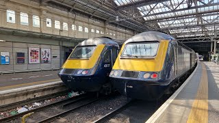 Class 43 HST arriving at Edinburgh Waverley [upl. by Calendre985]