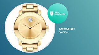 Trendy Movado 3600104 Watches for Women in 360 Features Prices [upl. by Seuqirdor]