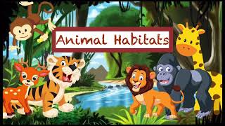 Animals and their Habitats [upl. by Bluhm]