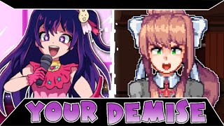 IDOLS PREDEMISE  YOUR DEMISE V2 But Its HOSHINO AI Vs MONIKA  FNF COVER [upl. by Sellig]