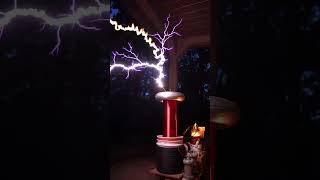 strange phenomenon in huge tesla coil [upl. by Mahan]