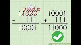 Binary Addition and Substraction [upl. by Aihtyc]