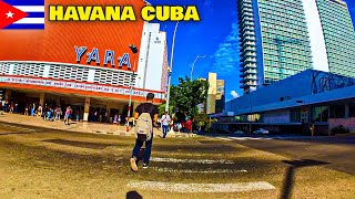 Havana Cuba Walking Tour 4  The Heart of Vedado [upl. by Marlene690]