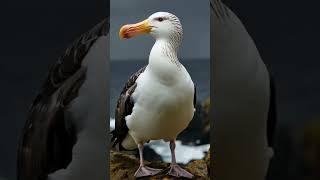 Albatross Bird Stock Video ai animals bird stockfootage albatrossbird birds shorts [upl. by Aciram]