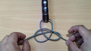 How to Tie A Paracord Snake Knot Lanyard With Bead [upl. by Ciprian]