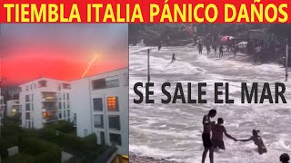 TIEMBLA ITALIA ES EL MÁS POTENTE EN AÑOS  SE SALE EL MAR EN BRASIL  TORMENTA ROJA ALEMANIA [upl. by Irolav984]