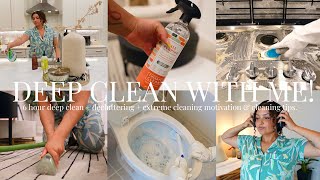 DEEP CLEAN MY HOUSE WITH ME extreme cleaning motivation  satisfying all day mom clean amp declutter [upl. by Aivlys]