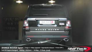 Range Rover Sport 50 V8 Supercharged  stage 2  ShifTech Engineering [upl. by Llehsam]