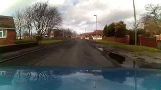 PONTEFRACT TO CASTLEFORD AIREDALE DASH CAMERA VIDEO [upl. by Irahcaz]