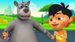 Kalu Madari Aaya कालू मदारी आया Hindi Nursery Rhymes and Cartoon Videos [upl. by Ricarda]