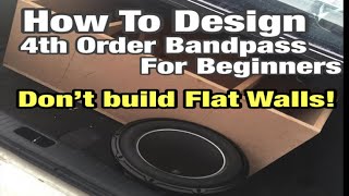 Car Audio Tips Secrets on Building 4th Order Bandpass Subwoofer Box for Beginners [upl. by Nosyrb]