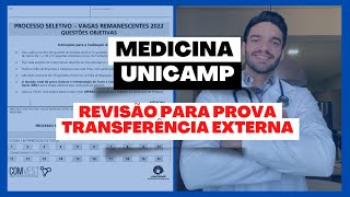 Transferência MEDICINA UNICAMP  Revisão para Prova com Questões Resolvidas Parte1 [upl. by Einnahc185]