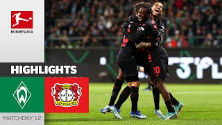 SV Werder Bremen  Bayer 04 Leverkusen 03  MD12 – Bundesliga 2324 [upl. by Lancelot]