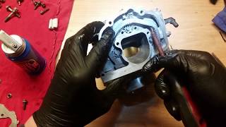 Assembly of the exhaust valve KTM EXC 200 125 [upl. by Elleynod]