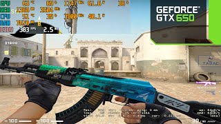 CSGO  GTX 650 1GB  ALL SETTINGS TESTED  1080p 900p 720p 1024x768 800x600 [upl. by Epner]