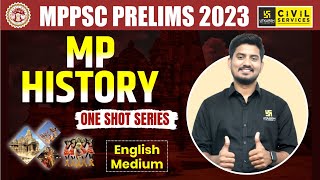 MPPSC Prelims 2023  Complete MP History in One Shot English Medium  Sourabh Yadav Sir [upl. by Xad]