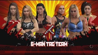 UFC Four Horsewomen Vs WWE Four Horsewomen 3Vs3 [upl. by Celinka]