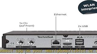 TechniSat TECHNIBOX UHD S – 4K Sat Receiver mit Twin Tuner DVBSDVBS2 ISIOInternetfunktion Ap [upl. by Euginimod]