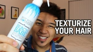 Texturize Your Hair Not Your Mothers Beach Babe Spray [upl. by Dazraf]