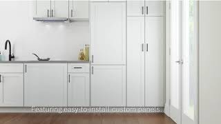 Bosch 24quot Builtin Custom Panel Refrigerators [upl. by Eceinert]