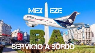 Vuelo MEXICOBUENOS AIRES por Aeromexico Boeing 787 [upl. by Cirderf]