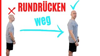 Rundrücken wegtrainieren und Haltung verbessern [upl. by Maureen]