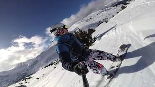 Andorra snowboarding  March 2018 [upl. by Ahsimek]