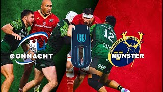 CONNACHT vs MUNSTER  FULL MATCH  Round 9  URC 202324 [upl. by Ahso]