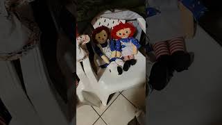 1960 Raggedy Andy ❤️ Raggedy Ann and Andy 😍 Hand Puppets 1960 🥰 2 Raggedy Anns antiquemallfinds [upl. by Nichani]