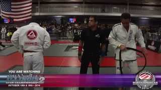 Five Grappling Illinois 2 Marcos Barros Gracie Barra vs Frankie Schauer Serra BJJ [upl. by Nitsur]