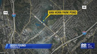 Body discovered in Springfield’s Van Horn Park Pond [upl. by Martsen403]