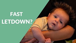 Breastfeeding When Milk Flows too Fast Forceful or Overactive Letdown [upl. by Eerised172]