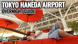 Midnight Haneda Airport Tour Ramen Vending Machine Restaurant Guide Best Sleeping Location Ep502 [upl. by Notpmah]