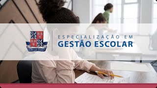 Especialização em Gestão Escolar  Apresentação do Curso [upl. by Menides]