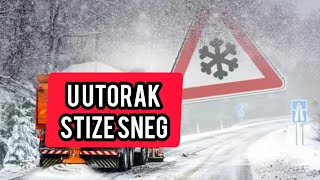 U utorak stize SNEG Vade sw jakne Stiglo ŠOK upozorenje sneg vreme [upl. by Yelruc654]