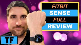 FITBIT SENSE InDepth Full Review Walkthrough Unboxing Sensors Music  Best New Fitbit 2022 [upl. by Alyl]