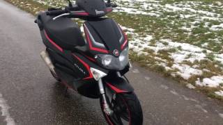 Gilera Runner 50 SP Quick Review  German [upl. by Nannarb300]