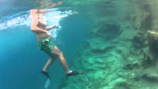 Snorkeling and Cliff Jumping  Desimi Beach in Lefkada Greece [upl. by Aciria]