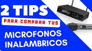 Los mejores Micrófonos inalambricos 2 TIPS para elegirlos 🎤 Estilo Dj [upl. by Greenberg449]