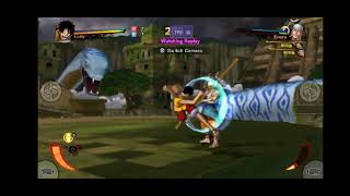 Luffy vs 3 logia One Piece bruning blood Vita3k android [upl. by Neumeyer427]