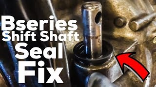 How to replace shift shaft seal on Bseries Honda Acura transmission [upl. by Maighdlin701]