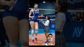 10fit 🫡volleyball player with dance performance in spotlightshorts shortvideos [upl. by Noirod]