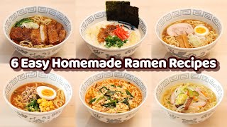 6 Easy Ways to Make Japanese Homemade Ramen  Revealing Secret Recipes [upl. by Bendick]