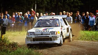 Group B Monsters in Finland  with pure engine sounds 1000 Lakes Rally 19831986 [upl. by Gow]