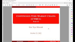 Stationary amp Limiting Distribution of CTMCs With Solved Examples  Tutorial 9 B [upl. by Weissman]