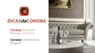 Corona Denoise Render element  Interactive region [upl. by Leonidas]