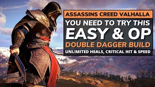 Assassins Creed Valhalla Best Double Dagger Build – You Need to Try This Very Easy amp OP Build [upl. by Anaihk]