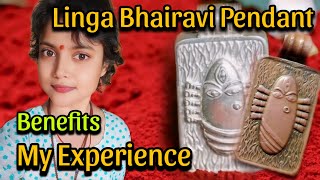 Linga Bhairavi Pendant Review  My Experience with Linga Bhairavi Pendant  Benefits [upl. by Siuqcram175]