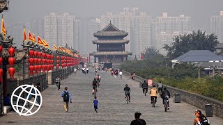 Xian China City Walls amp Goose Pagodas Amazing Places 4K [upl. by Casilda545]