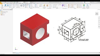 Autodesk Inventor Tutorial 41 [upl. by Aicarg]